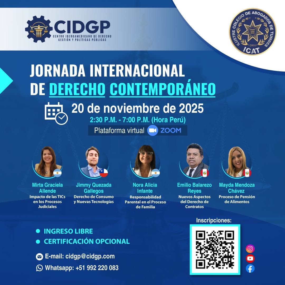 CIDGP · Jornada Internacional de Derecho Contemporáneo